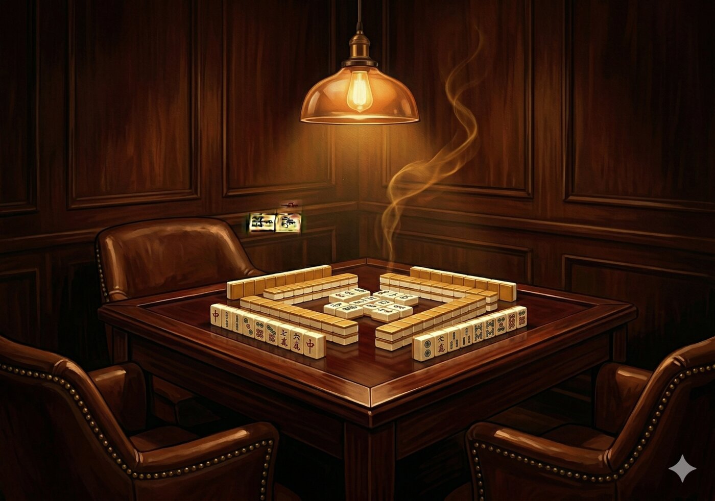 Private Mahjong room with atmosphere